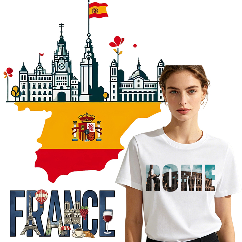 Women Bags Pictures - Francja Ameryka Nowy Jork alfabet plakat