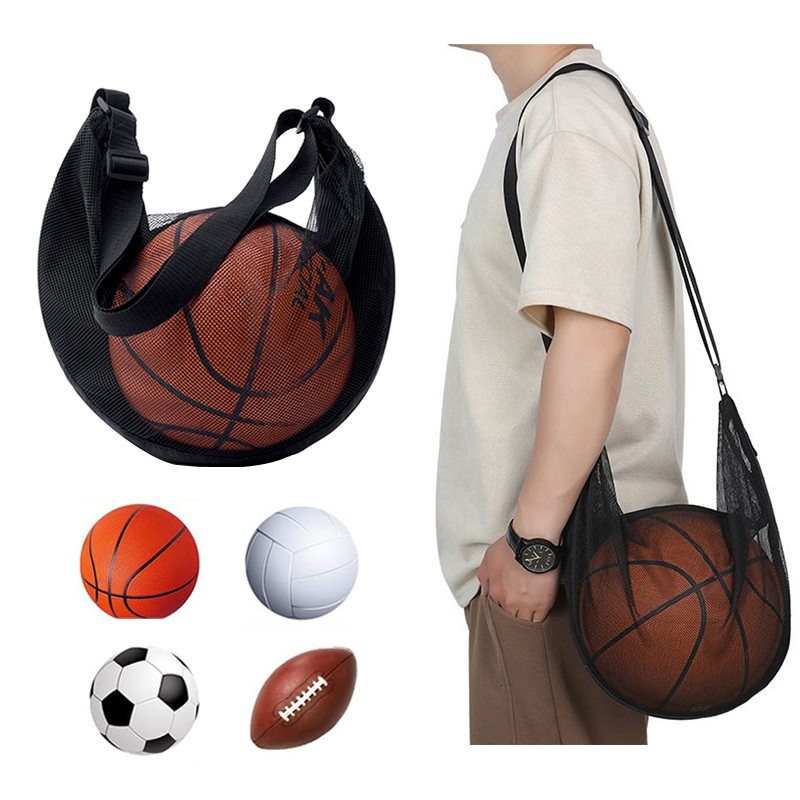 Mesh Net Bag - 1 szt. Pojedyncza torba na piłkę