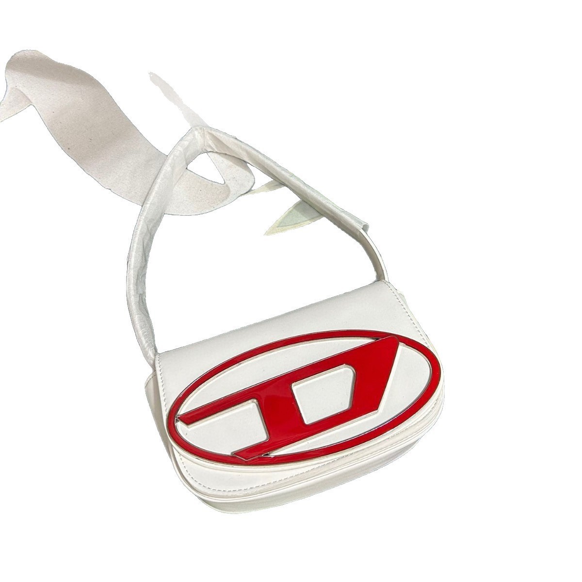Czysto Biała Gładka Skórzana M – Women Bags Logo recenzja i cena