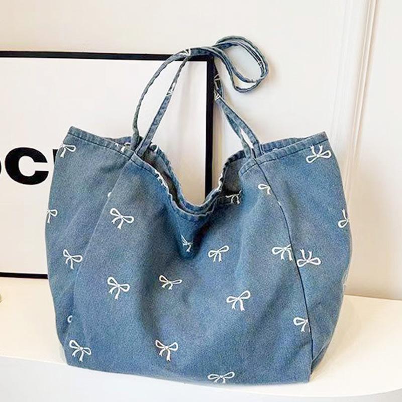 Damska torba typu tote z denim – Women Bags Jeans recenzja i cena