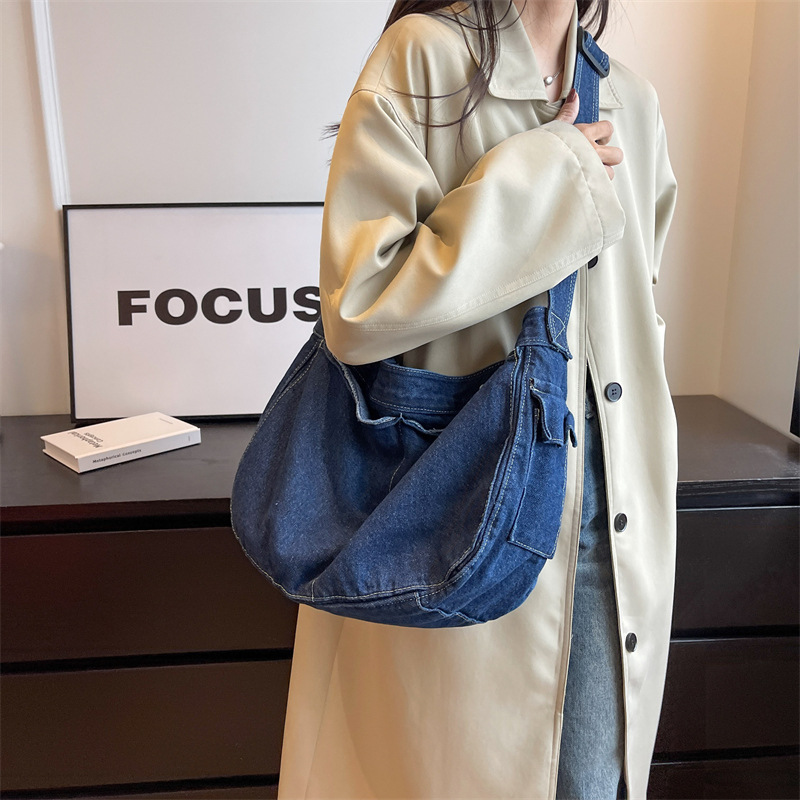 Damska torba typu hobo z denim – Women Bags Jeans recenzja i cena