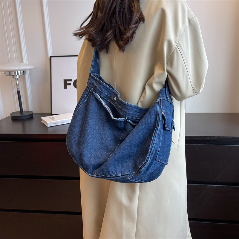 Damska torba typu hobo z denim – Women Bags Jeans recenzja i cena