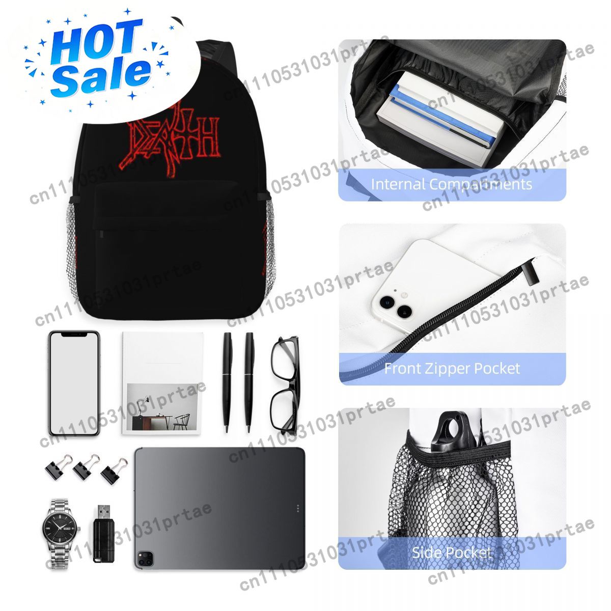Plecak z logo zespołu Death dl – Women Bags Logo recenzja i cena
