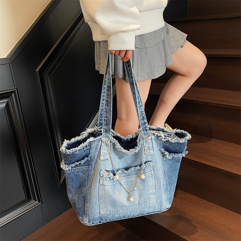 Modna torba typu tote z efekte – Women Bags Jeans recenzja i cena
