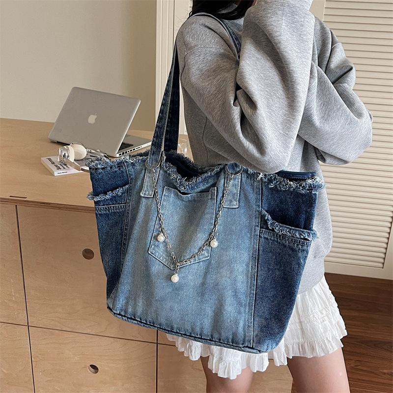 Modna torba typu tote z efekte – Women Bags Jeans recenzja i cena