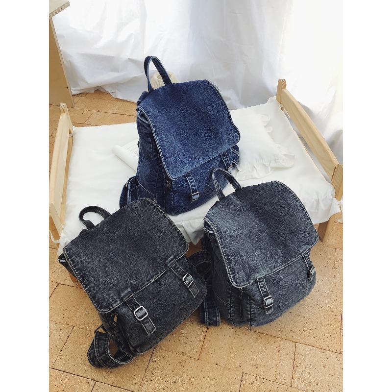 Damski plecak vintage z denimu – Women Bags Jeans recenzja i cena