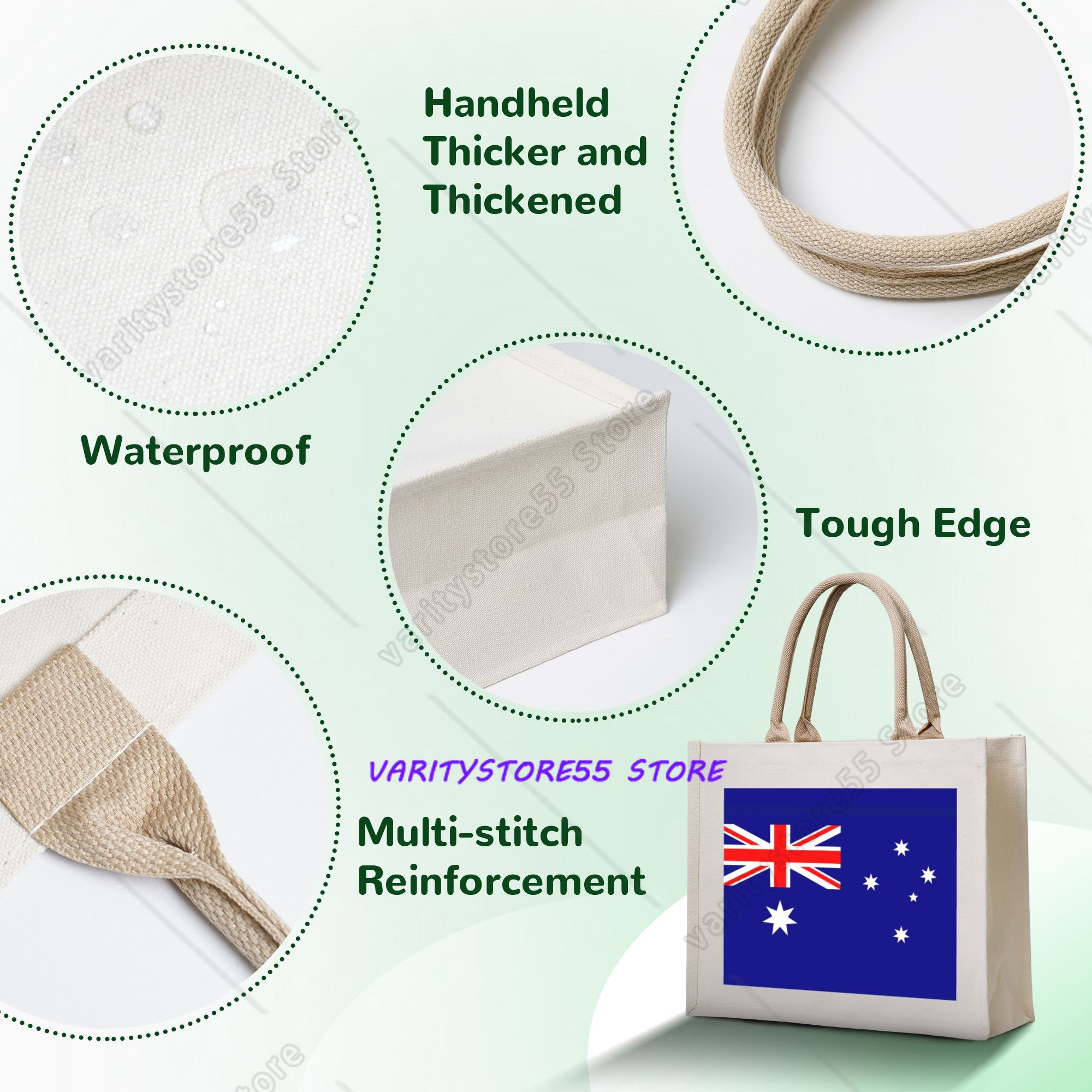 Torby na zakupy z flagą Austra – Women Bags Australia recenzja i cena