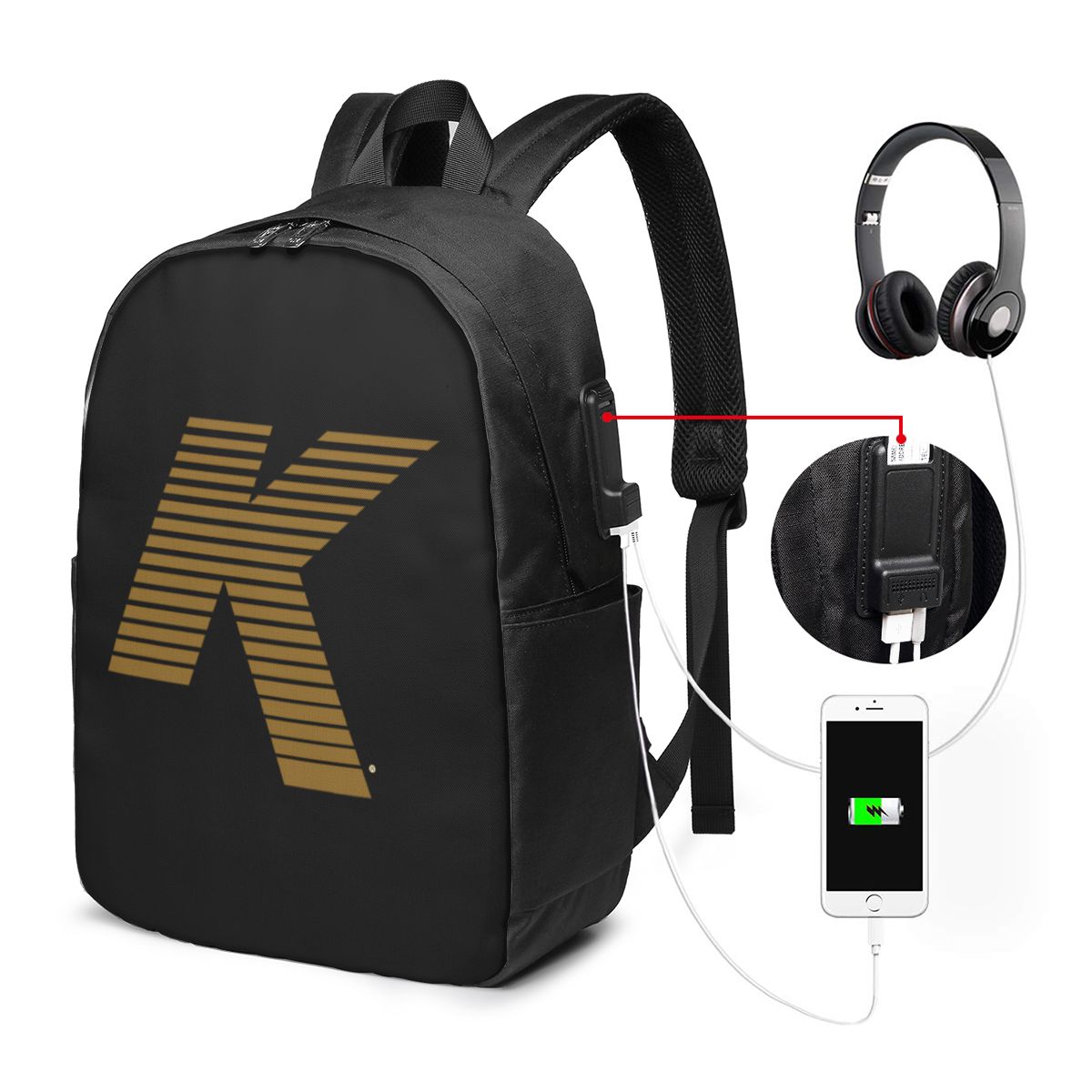Plecak Zildjian z logo K, torb – Women Bags Logo recenzja i cena